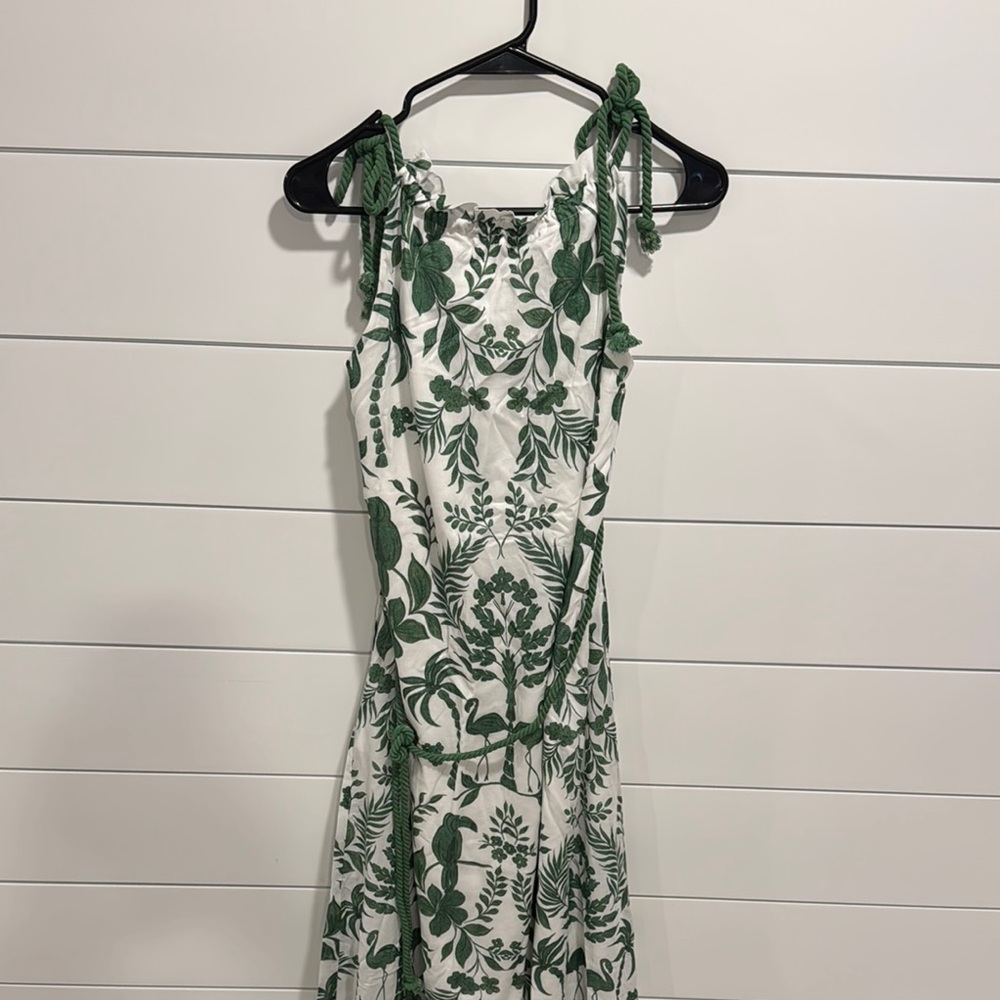 Green Tropical Dress